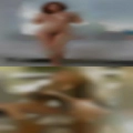 Naked woman with long noses
