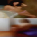 Hands digging through girls