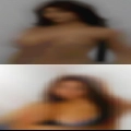 Woman works office with