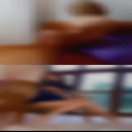 Horny housewife greets visitor